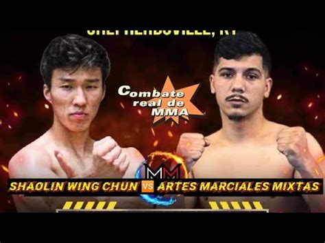 Shaolin Wing Chun VS MMA Combate real análisis YouTube