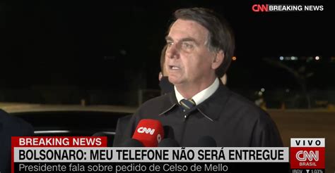 URGENTE Bolsonaro Desafia O STF E Manda Recado A Celso De Mello Meu