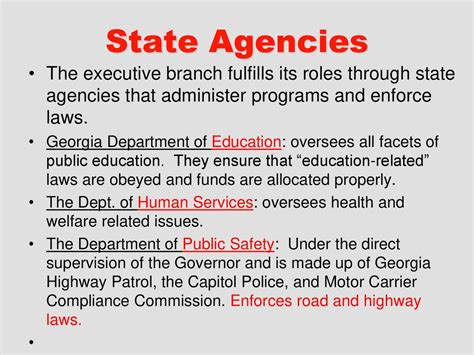 Georgias Legislative And Executivebranches Of Government Ppt Download