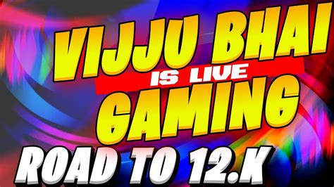 Road To 12k Telugu Ff Live Vijju Bhai Gaming Youtube