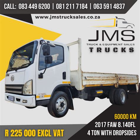 Faw Fl Ton With Dropsides Jms Truck And Equipment Sales