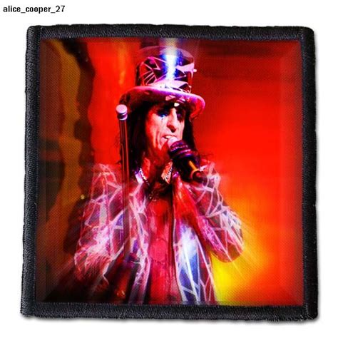 Alice Cooper 27 Small Printed Patch King Of Patches