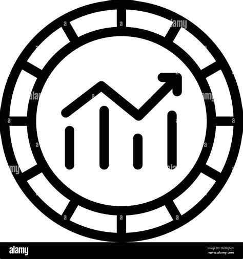 Market Trends Vector Illustration Line Icon Design Stock Vector Image