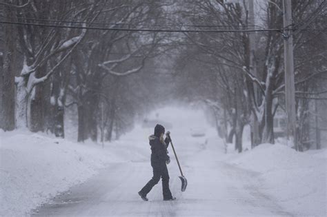 Une Temp Te De Neige Provoque L Arr T Des Services De Transport En