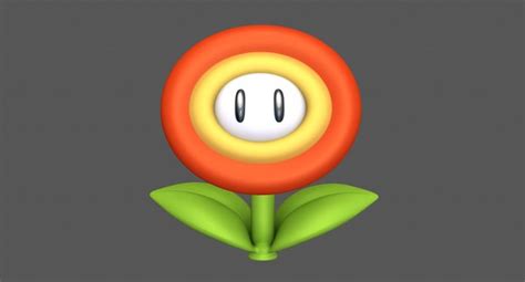 3D flower super mario assets - TurboSquid 1370333