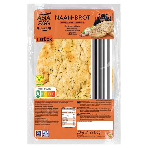 Asia Green Garden Naan Brot G Aldi S D