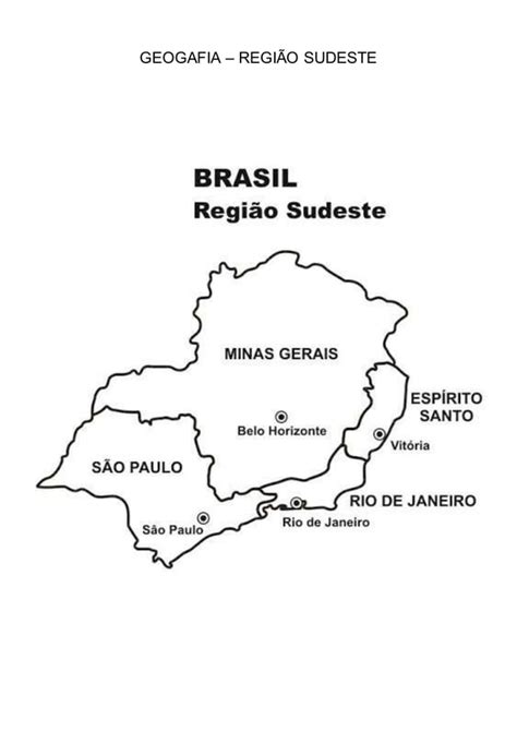 Regiões sudeste centro oeste PDF