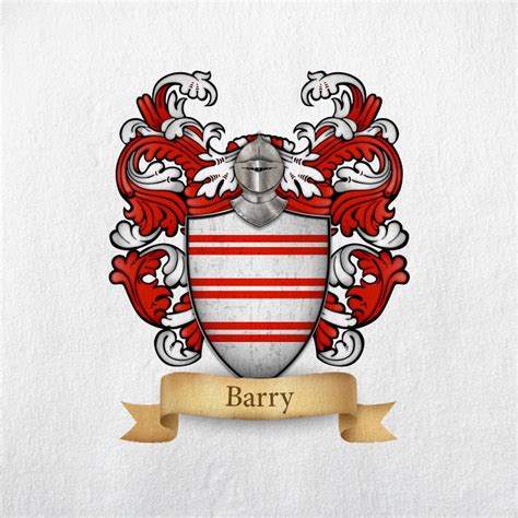 Barry Family Crest Print - Etsy