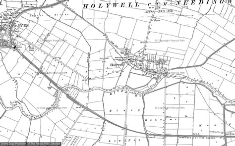 Old Maps Of Holywell Cambridgeshire Francis Frith