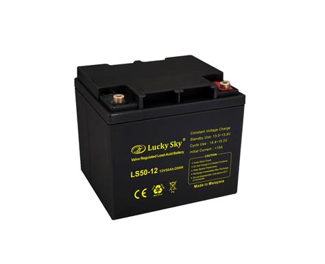 Battery LUCKY SKY Valve Regulated Lead Acid 12V 50Ah Battery LS50 12