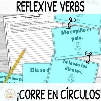 La Rutina Diaria Daily Routine Spanish Reflexive Verbs Pronouns Spanish