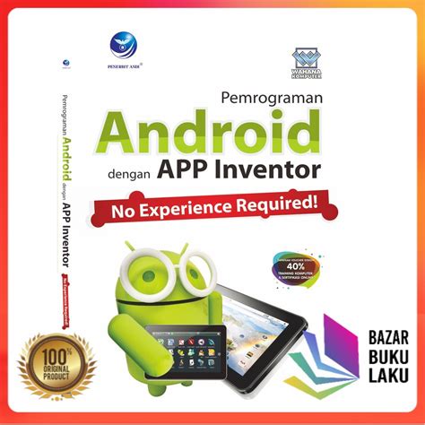 Jual BUKU Pemrograman Android Dengan APP Inventor No Experience