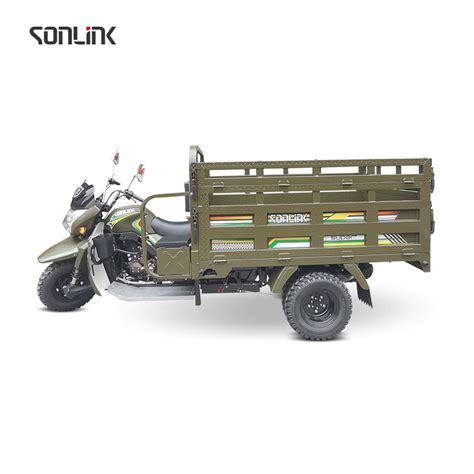 2023 Sonlink Factory Gasoline 250cc 5 Wheels Motorized Tricycle Adult