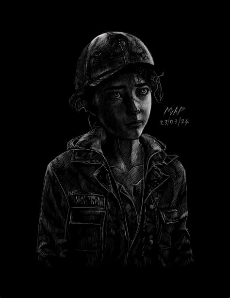 Clementine TWD by MaidWithAPencil on DeviantArt