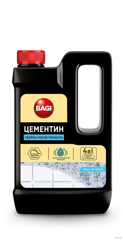 Средство Bagi ЦЕМЕНТИН НОВИНКА 500мл - купить в ОМА