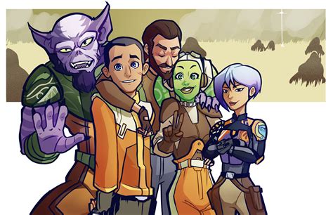 I drew the Ghost Crew! : r/starwarsrebels