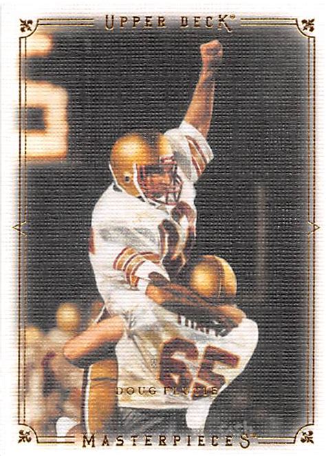 Doug Flutie football card (BC Boston College 1984 Hail Mary Celebration) 2008 Upper Deck ...