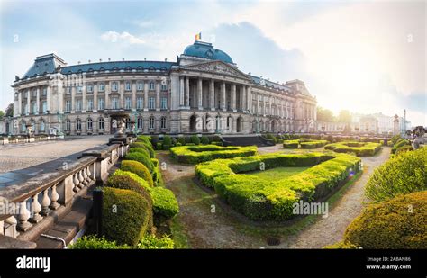 Royal Palace and garden in Brussels, Belgium Stock Photo - Alamy