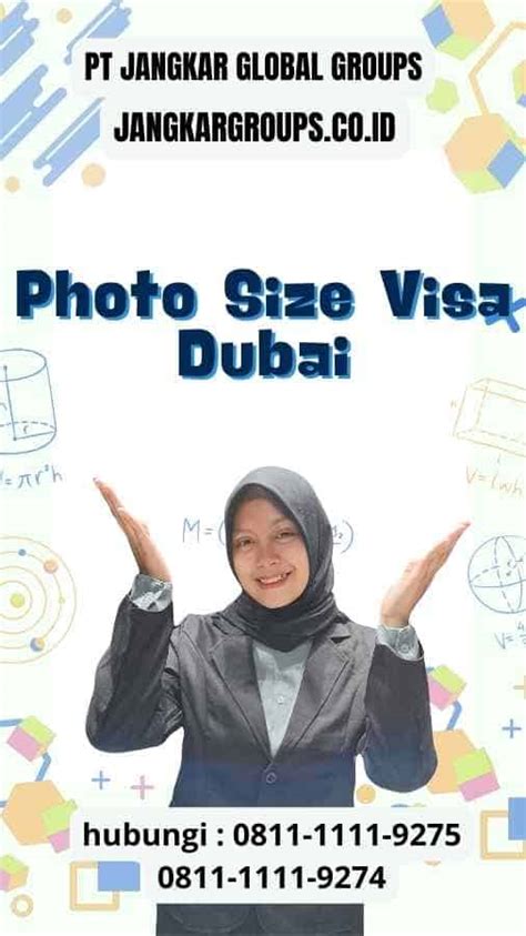 Photo Size Visa Dubai Persyaratan Ukuran Foto Visa Dubai Jangkar