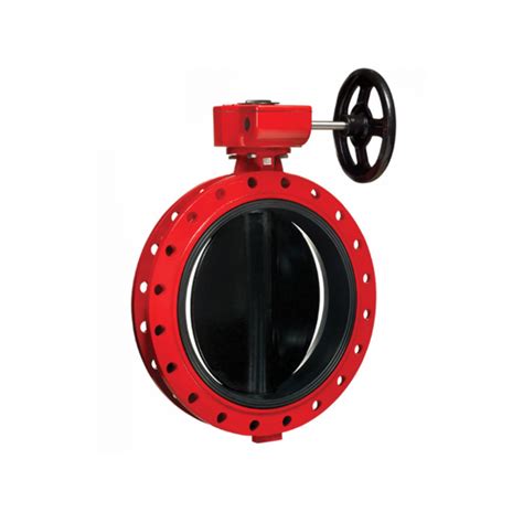 Ductile Cast Iron Worm Gear U Type Flanged Butterfly Valve 400mm Pn16 China U Type Butterfly