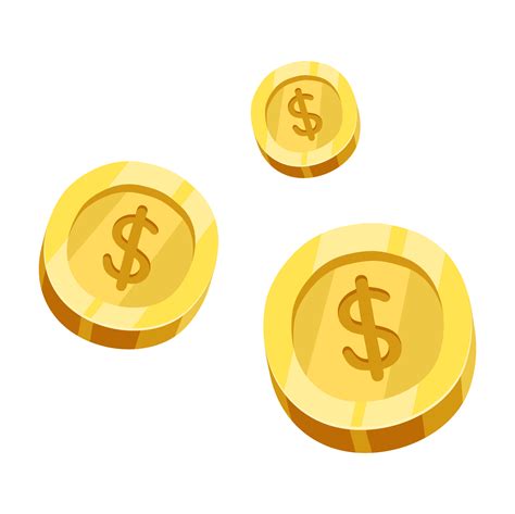 Golden Dollar Coins 9665666 Png