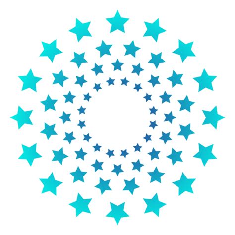 Design Png E Svg De Gradiente De Estrelas Em Massa De Fogos De