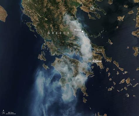 Greece Fire: Large Swaths of Greece Consumed by Wildfire