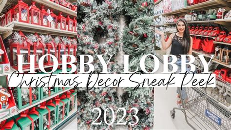 HOBBY LOBBY CHRISTMAS DECOR 2023 HOBBY LOBBY CHRISTMAS DECOR SNEAK