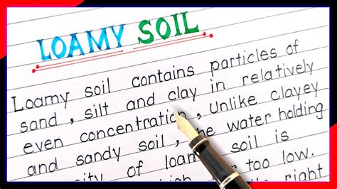 What Is Loamy Soil Definition Of Loamy Soil In English Loamy Soil