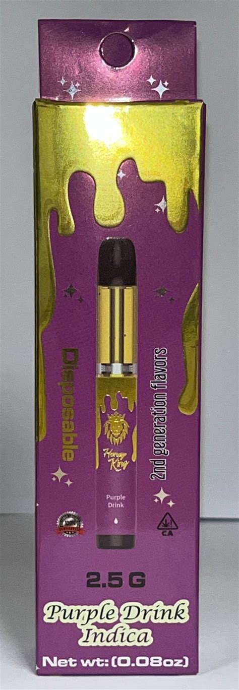 Purple Drink 2 5g Disposable Honey King Empire Cannabis Clubs