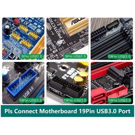 Передняя панель USB 3,0 для ПК с 1 портом USB3.0 + 1 портом USB3.1 Type ...