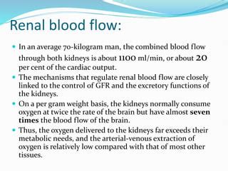 Glomerular Filtrate Rate Gfr S Regulation Pptx