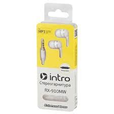 Наушники Intro RX-910MW | отзывы