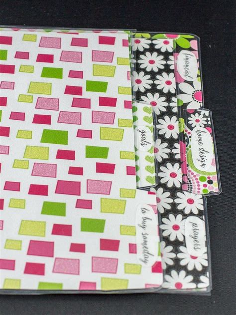 It Is Easy To Make Your Own Really Cute Dividers And Tabs For Your