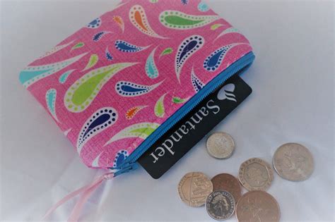 Coin Purse Fabric Coin Purse Handmade Coin Purse Quilted Coin Purse