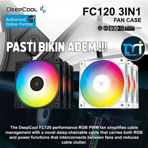 Jual Deepcool Fc I White In Performance Argb Mm Pwm Fan