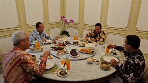 Foto Jokowi Undang 3 Bakal Capres Makan Siang Di Istana Cak Imin