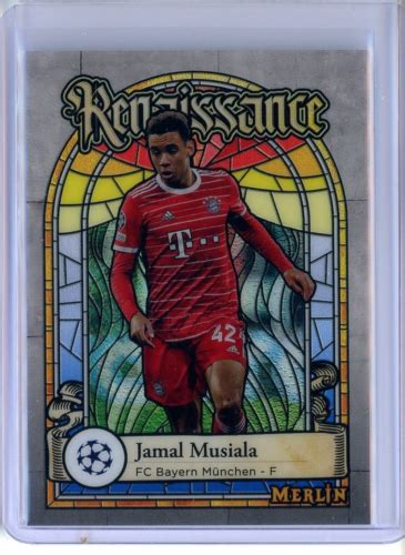 Topps Merlin Chrome Uefa Jamal Musiala Renaissance Bayern