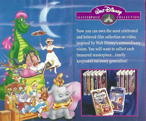 Walt Disney Masterpiece Collection 1995 Promotion By Maxgoudiss On Deviantart