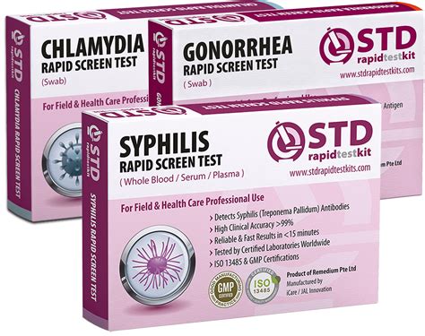 Chlamydia Gonorrhea Syphilis Rapid Test Kit