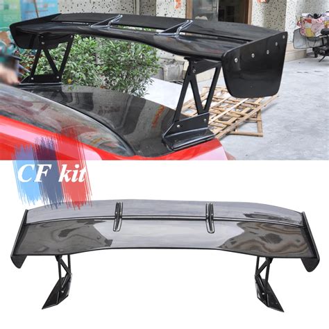 Carbon Fiber Vtex Rear Trunk Spoiler Wings For Mitsubishi Evo Lancer