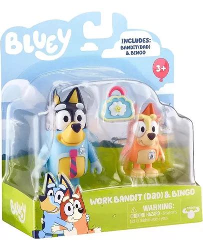 Bluey Set De Figuras Articulada Familia Amigos