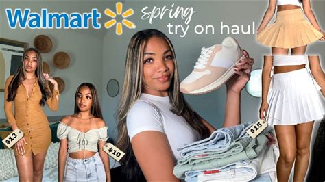 WALMART SPRING TRY ON HAUL Plus Giveaway Closed Walmart Clothing