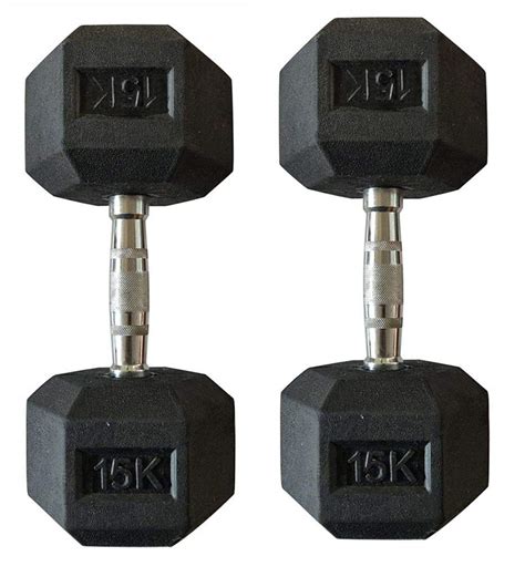 Buy Body Maxx Hex Fixed Dumbbells Kg Pair Rubber Dumbbell Set Kg