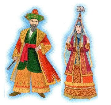 Страницы истории Казахстана - Казахская национальная одежда | Корона ...