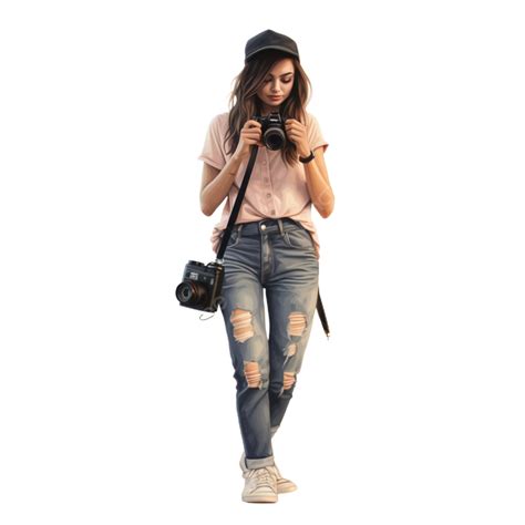 Photographer Girl Transparent Background Photographer Occupation