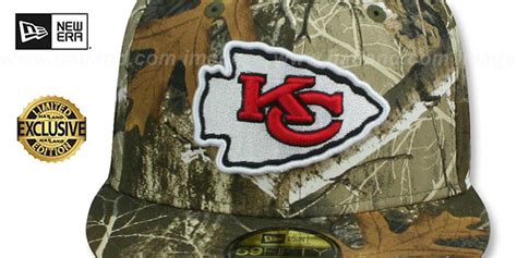 Kansas City Chiefs NFL TEAM-BASIC Realtree Camo Fitted Hat