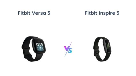 Fitbit Versa Vs Fitbit Inspire Health Fitness Smartwatch