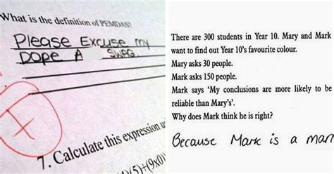 People Are Cracking Up At This Funny Kids Test Answers” Instagram Page