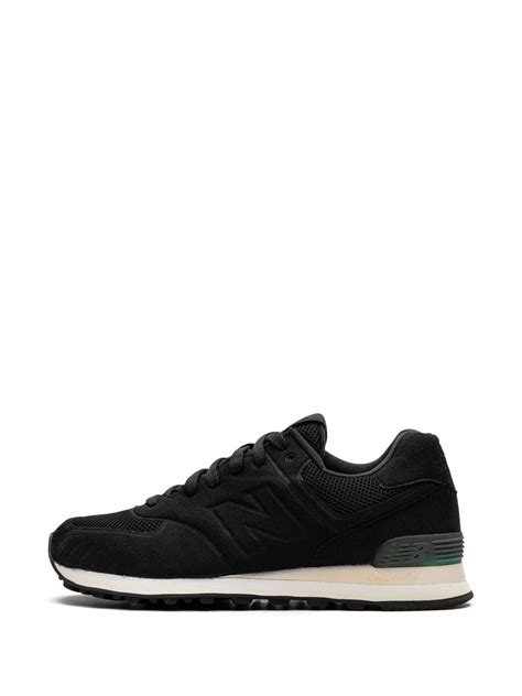 New Balance 574 Black White 运动鞋 Farfetch